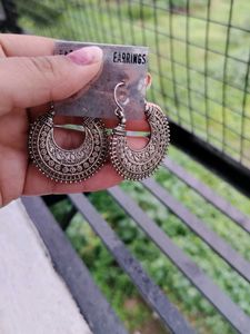 Brass Earing Silver Colour
