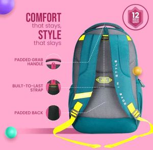 New Skybags 22L Medium Backpack Flex (Blue)