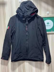 Lamborghini Black Hooded Jacket