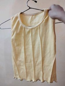 Vintage Mustard Yellow Tank Top