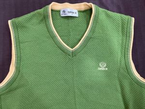 Green Cottage Core Sweater Vest