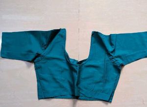Teal Green Readymade Blouse