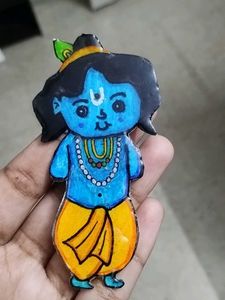 Little Krishna fridge magnet