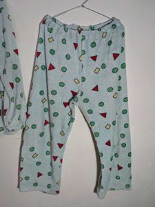 Cute Patterned Pajama Set