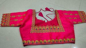 Pink Embellished Blouse