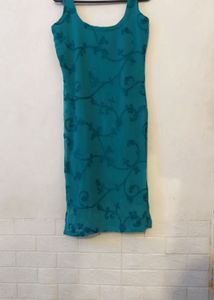 Blue Embroidered Kurta (item 6)
