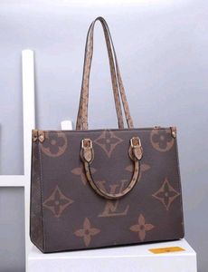 LV ON THE GO MONOGRAM TOTE BAG@, WITHOUT BOX