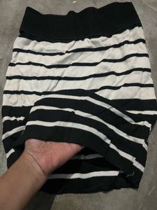 Striped Mini Skirt