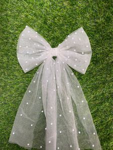 White Pearl Butterfly Bow