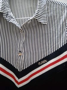 Striped Detail Mini Dress