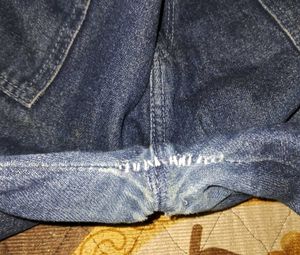 Cargo Navy Blue Jeans For Women