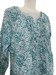 Tom Tailor Imported Paisley Print Blouse