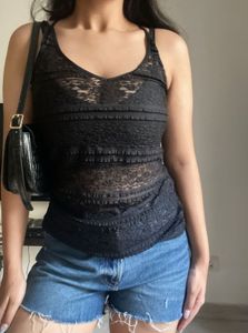 Lace Fitted Top