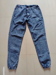DENIM JOGGERS