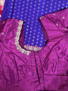 Royal Blue Kanchipuram Silk Saree