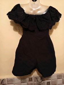 BOGO🎁Buy One Get 1 Free🎁Off-Shoulder Black Rompe