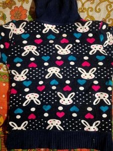 Bunny Girl Sweater 2 To 4 Years