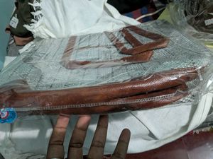 Woven Tote Bag with Matching Pouch