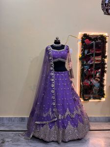 Purple Lehenga Choli