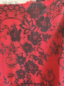 Red And Black Lace Dress