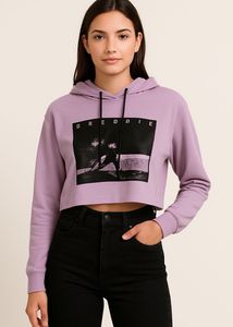 CASUAL HOODIE STYLE CROP TOP FOR WOMEN AND GIRLS