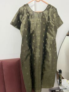 Elegant Olive Green Kurta