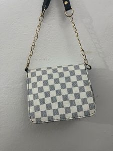 Checkered Crossbody Bag
