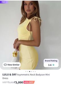 Yellow Bodycon Dress