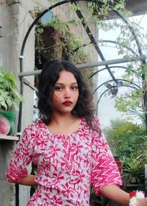 Ethnic Pink floral kurti