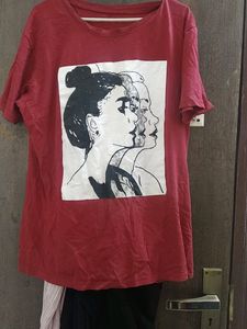 Maroon T-shirt
