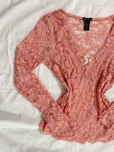 V-neck Lace Top
