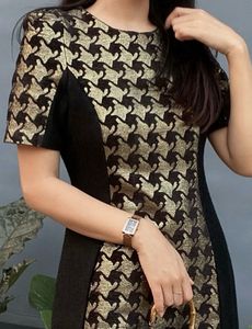 Chic Black &amp; Gold Dress