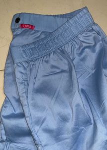 Light Blue Casual Pants