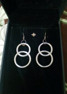 Silver Colour Earrings 🤍