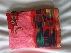 Elegant Pink Saree