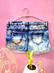 New Tie-Dye Blue Shorts (Women)