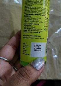 Acne Face Wash With Salicylic Acid