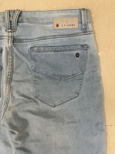 Louis Philippe Light Wash Denim Jeans
