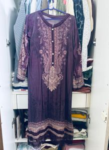 Pakistani Suit Set Purple