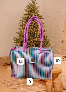 Jute Multi Coloured Bag
