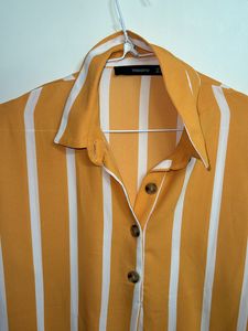 Madame Yellow Striped Top