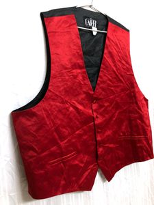 Cardi Red Waistcoat