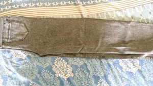 Grey Wide Leg Jeans