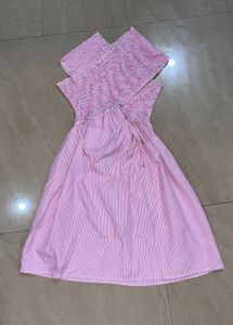 Pink Striped Dress