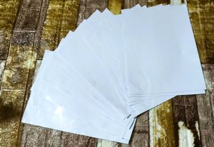 White Calligraphy Sheets