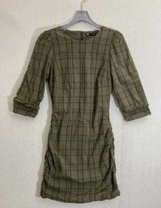 Zara Plaid Mini Dress