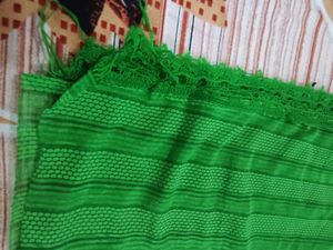 Green Patterned Dupatta