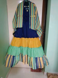 Two Piece Gown Party Wear