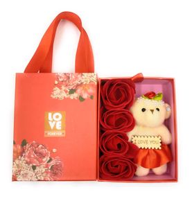 Teddy Bear &amp; Roses Gift Set