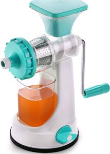 Ganesh Fruit &amp; Vegetable Steel Handle Juicer, green 💚